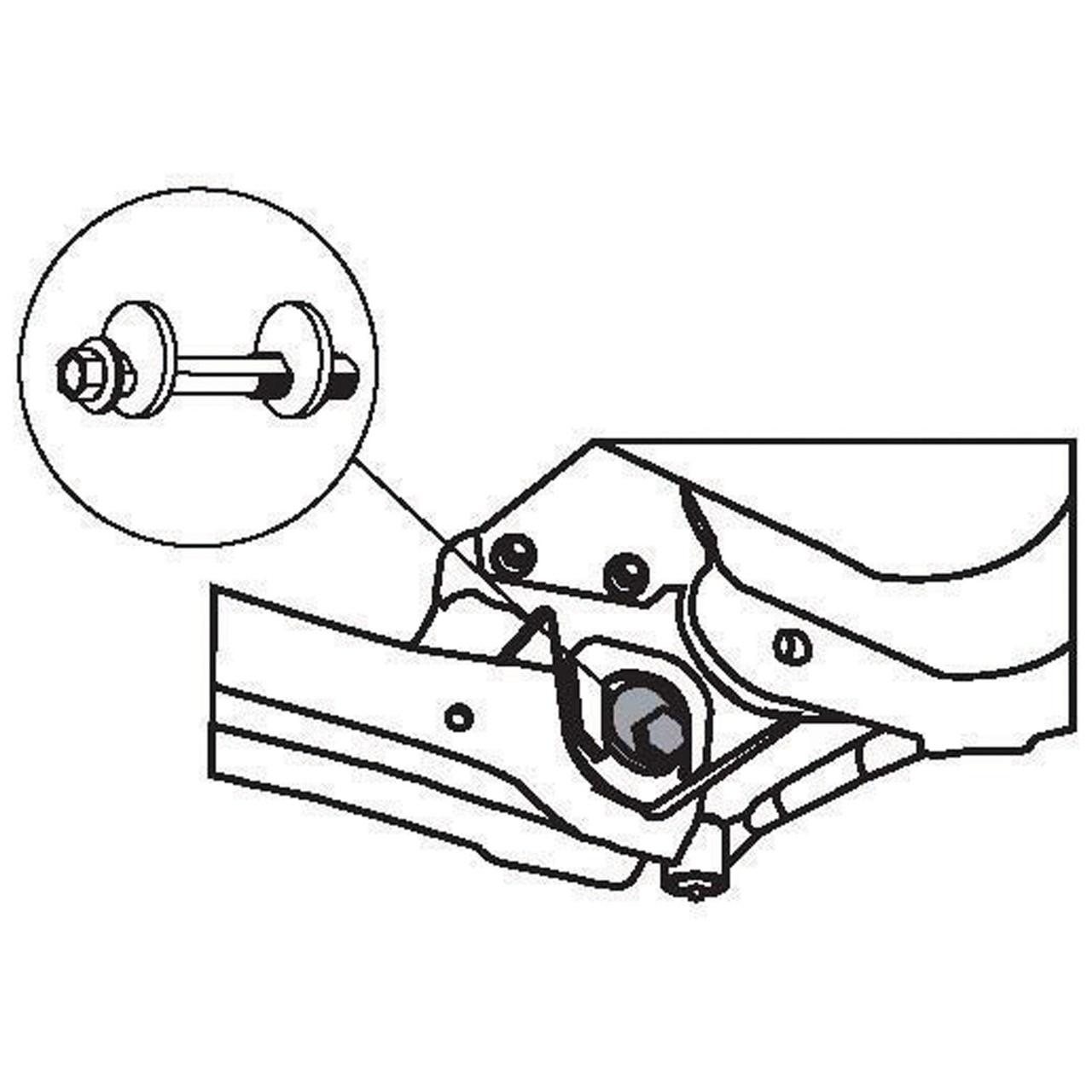 41-8257 - Front Greasable Caster Pinion Cam Bolt Set Diagram Jeep Gladiator Wrangler JL Enclave Traverse Acadia Outlook Highlander