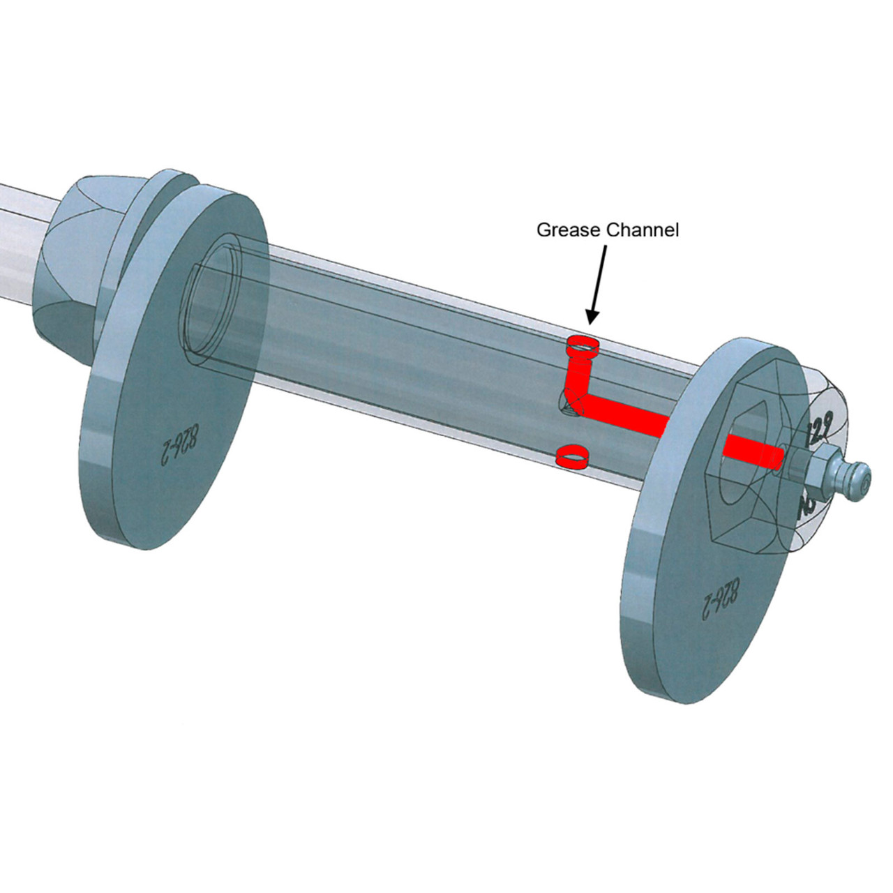 44-827 - 2003-2015 Toyota / Lexus Front Alignment Greaseable Camber / Caster Cam Bolt Grease Diagram