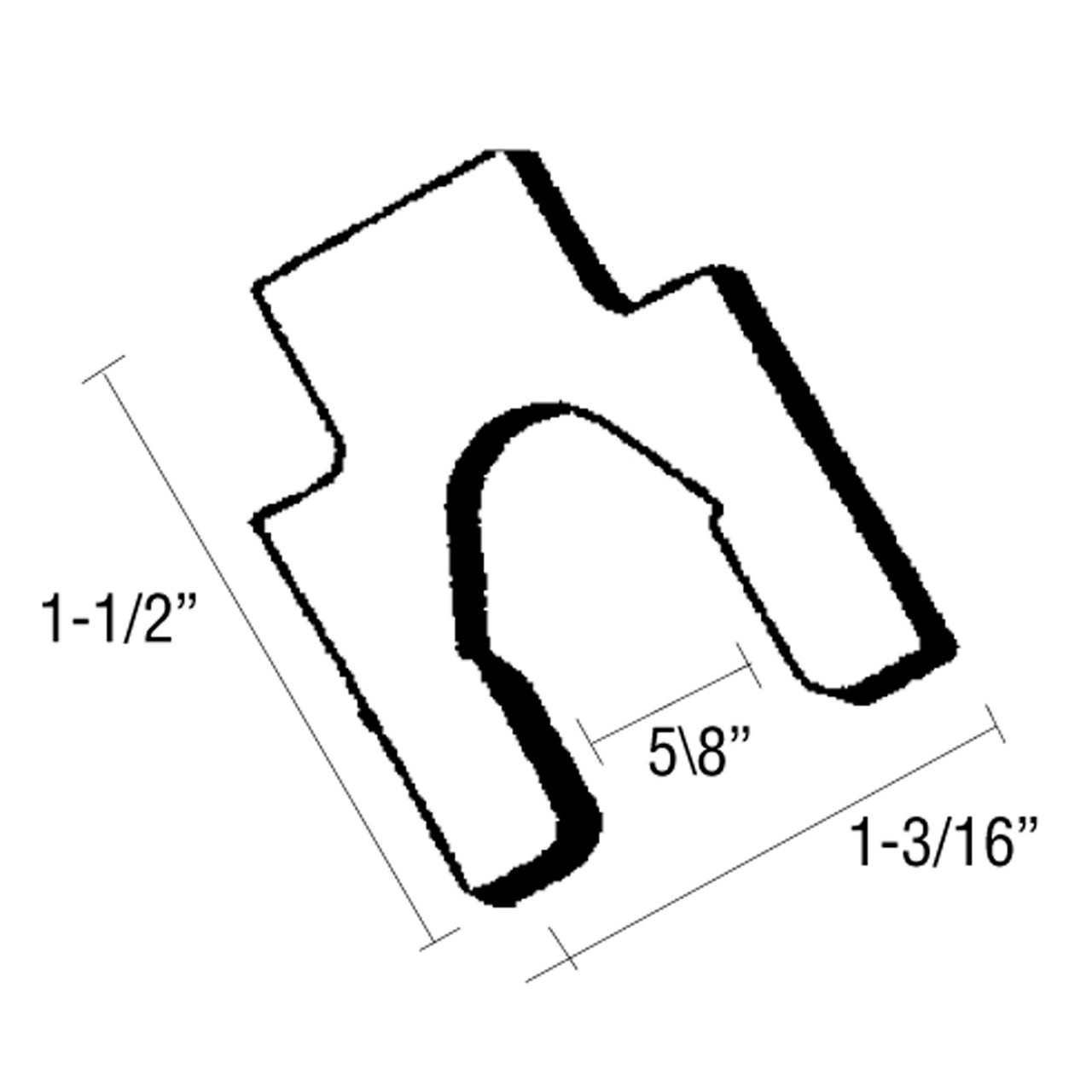 45-101, 45-102, 45-103, 45-104 - Universal "US" Series Caster / Camber Alignment Shims Dimensions 45-101, 45-102, 45-103, 45-104 - Universal "US" Series Caster / Camber Alignment Shims Dimensions