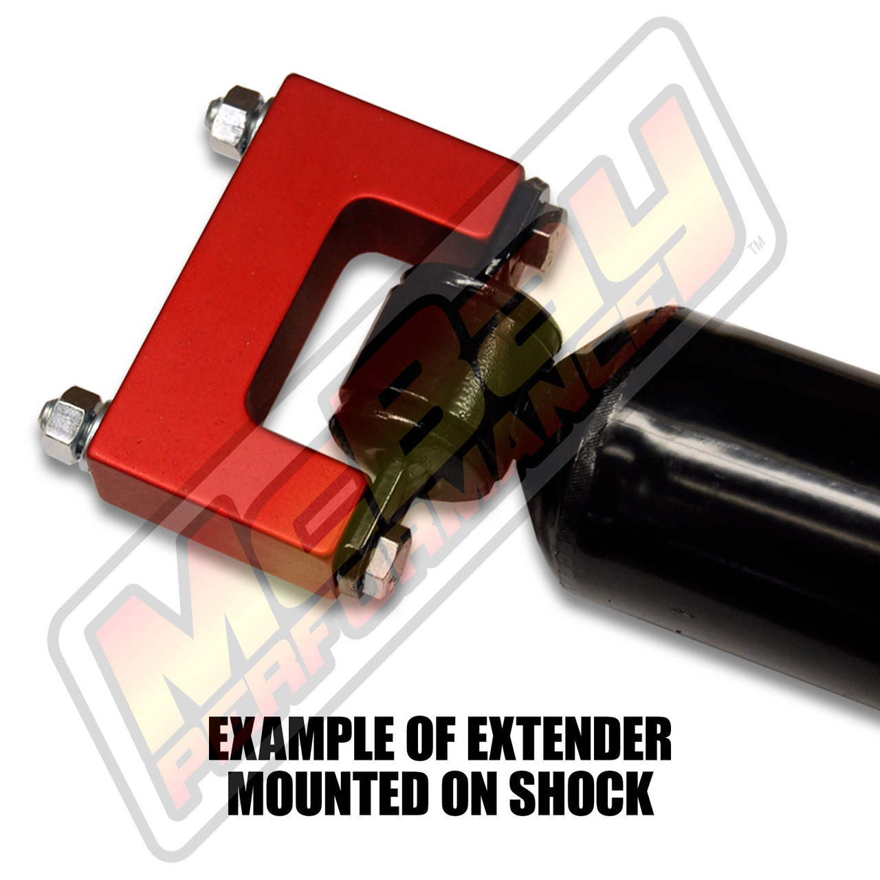 SE-200 - 2" Rear T-Style Shock Extender on Shock MADE IN USA