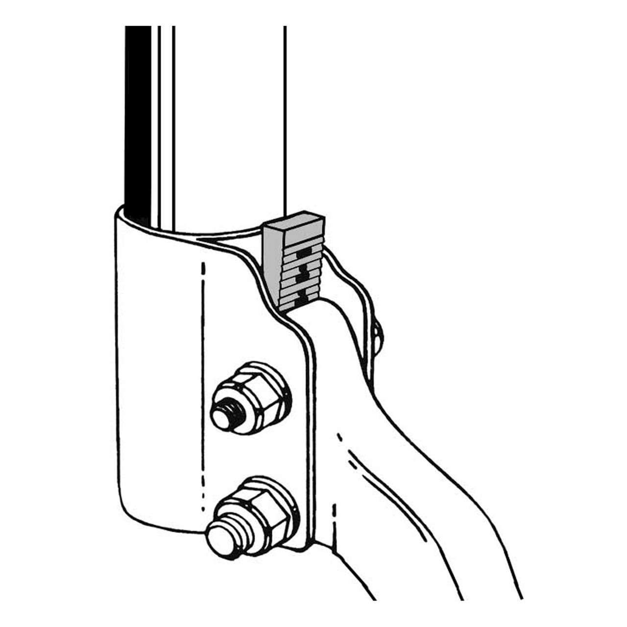 41-307 - 1979-2004 Ford Mustang Front Alignment Camber Wedge Kit Installation Diagram