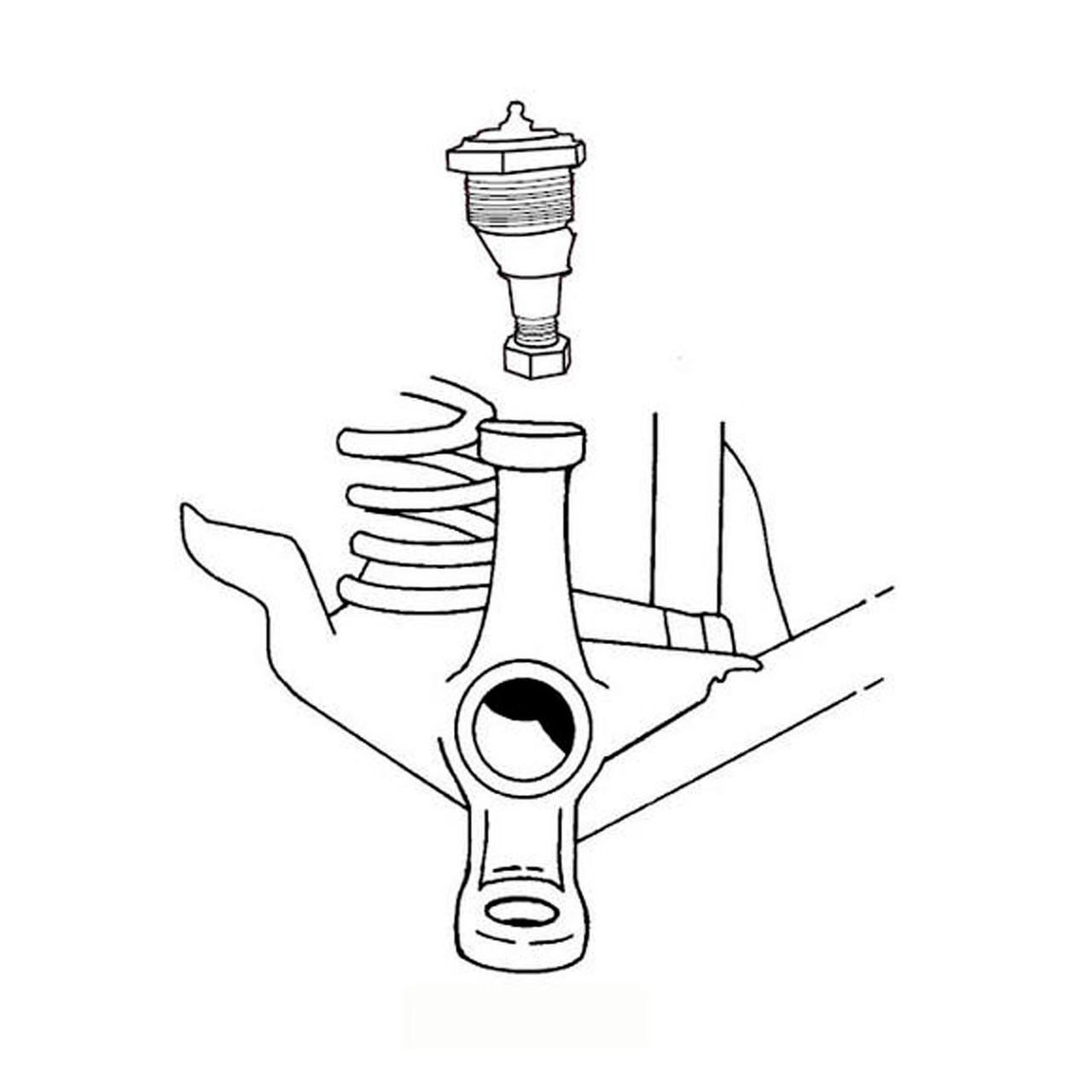 44-2610 - 2008-2024 Ram 4500 5500 Camber Caster Alignment Upper Ball Joint Installation Diagram | McBay Performance
