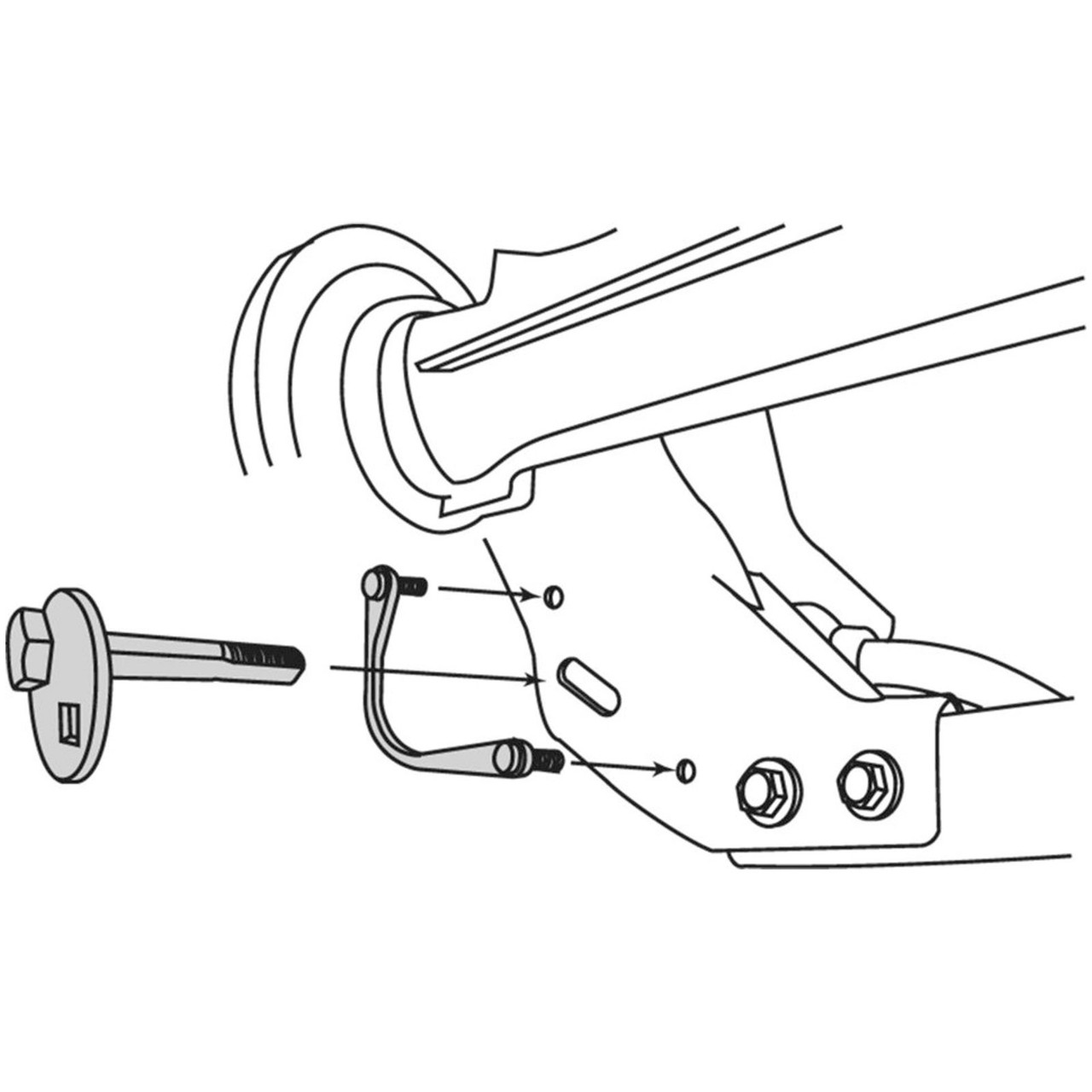 44-786 - 2003-2006 Ford Expedition Lincoln Navigator Front Alignment Cam Bolt Kit Installation Diagram 44-786 - 2003-2006 Ford Expedition Lincoln Navigator Front Alignment Cam Bolt Kit Installation Diagram