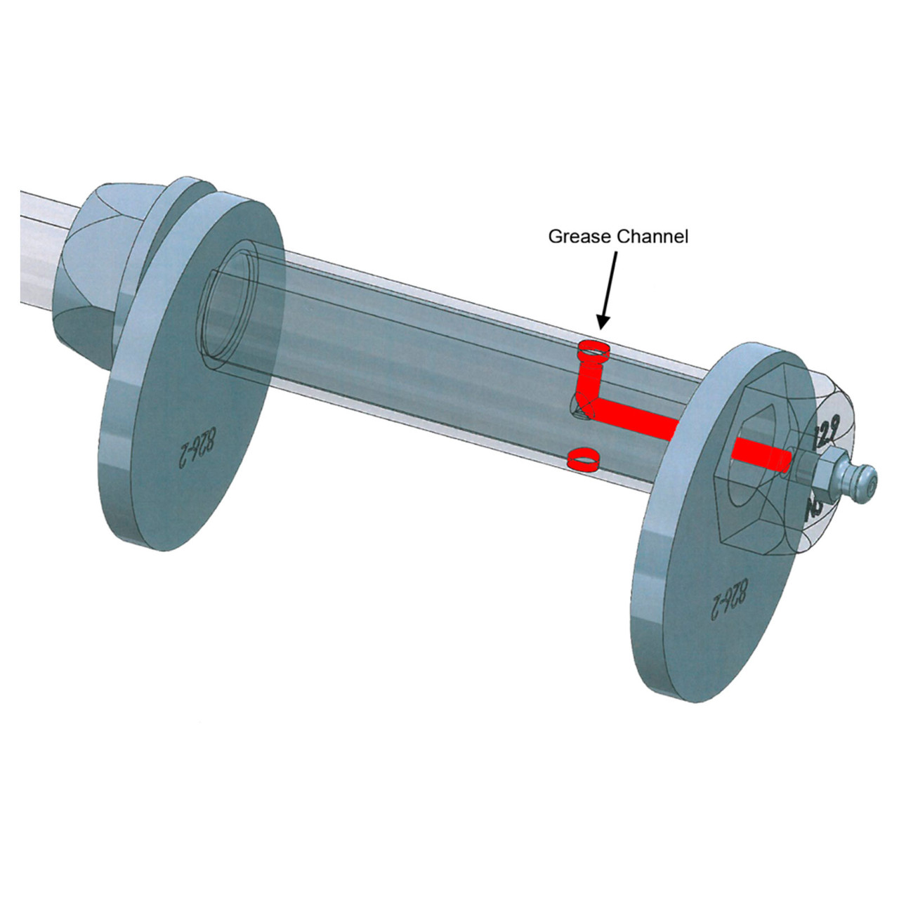 44-834 - 2005-2011 Dodge Dakota Adjustable Front Greaseable Camber Caster Cam Bolt Kit