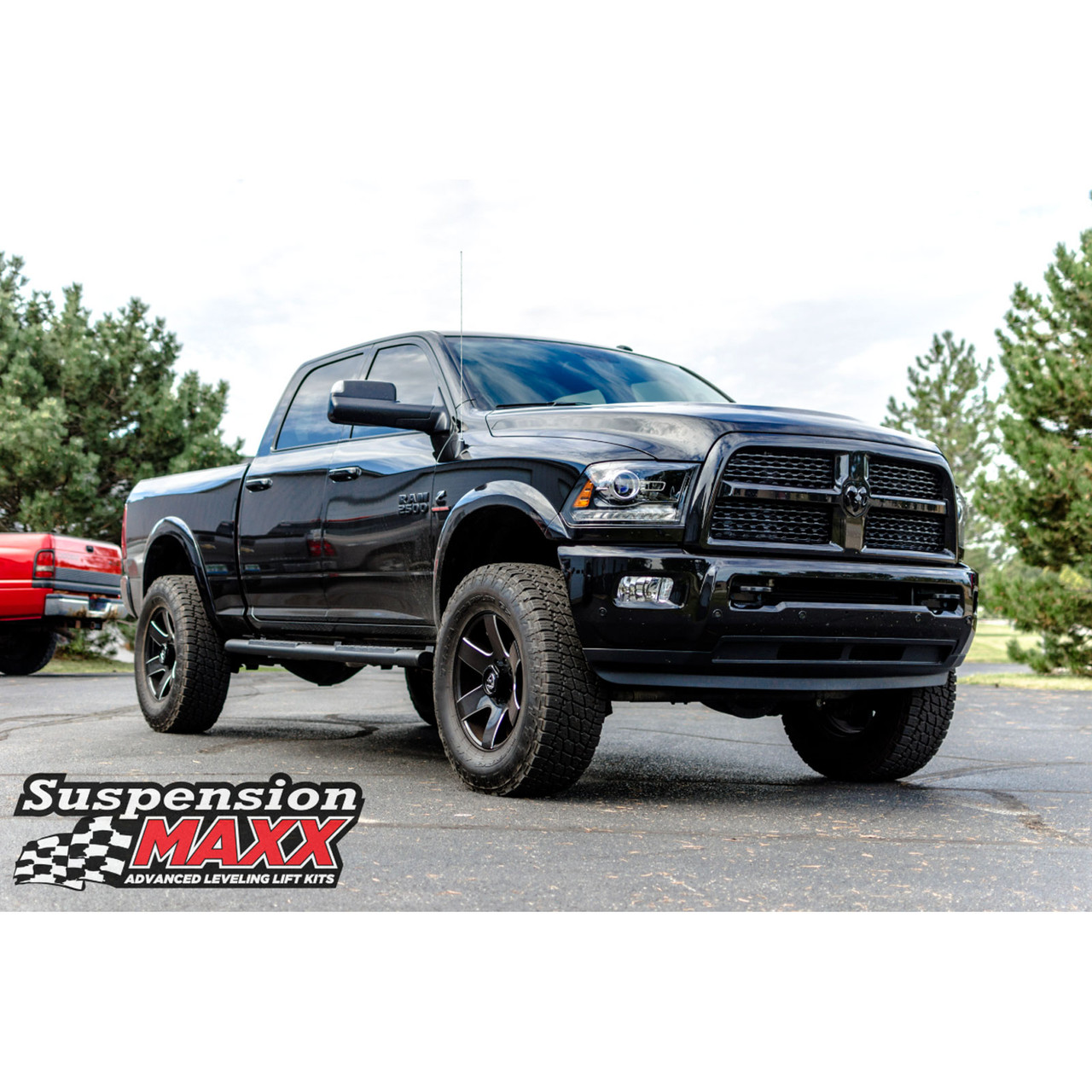 SMX-10214 - 2014-2025 Ram 2500 & 3500 4X4 Front 2.5" Lift Leveling Kit Installed