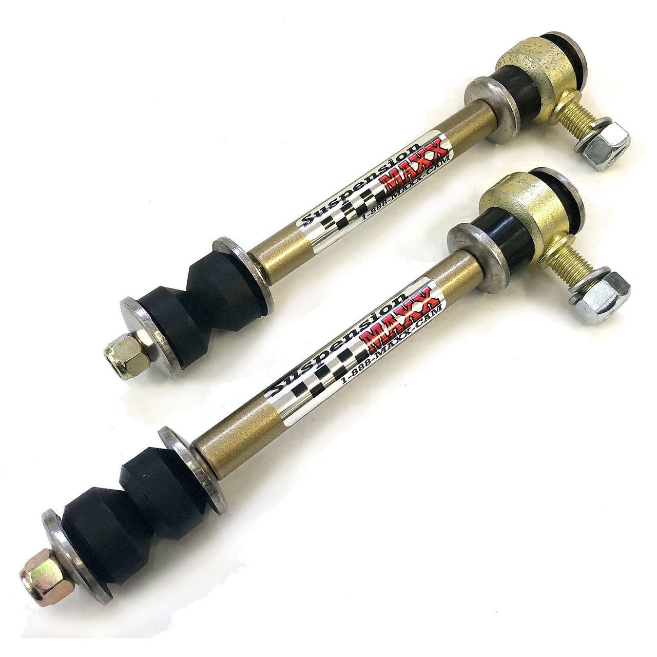 Performance Suspension Links Front Sway Bar End Link Upgrade Set - Pair For 00-06 Toyota Tundra & 01-07 Sequoia - Made In USA Suspension Maxx Gold Links - Foto 2