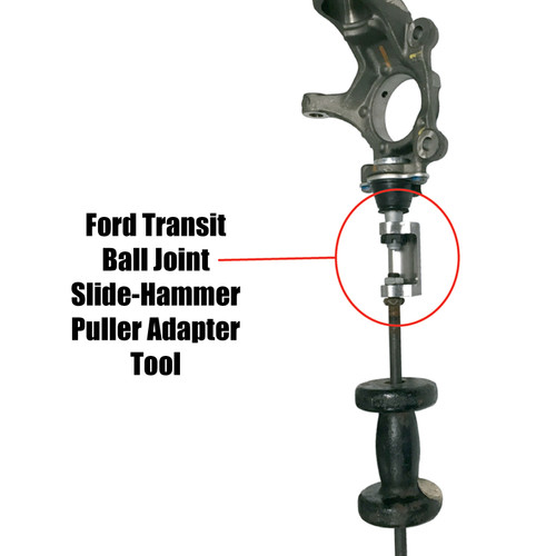 88-7313 - Ford Transit Van Lower Ball Joint Puller in Action | McBay Performance