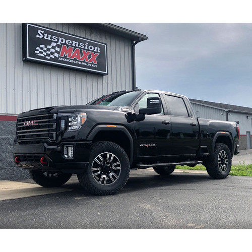 SMX-MC9 - 2020-2026 Chevrolet Silverado & GMC Sierra 2500 3500 4X4 2.5" Front Torsion Bar Key Lift Leveling Kit Installed