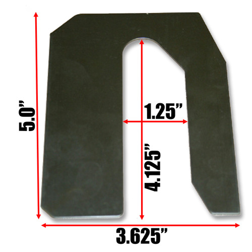 43-711, 43-7123-43-713 - Prevost Axle Caster Shims Dimensions 43-711, 43-7123-43-713 - Prevost Axle Caster Shims Dimensions