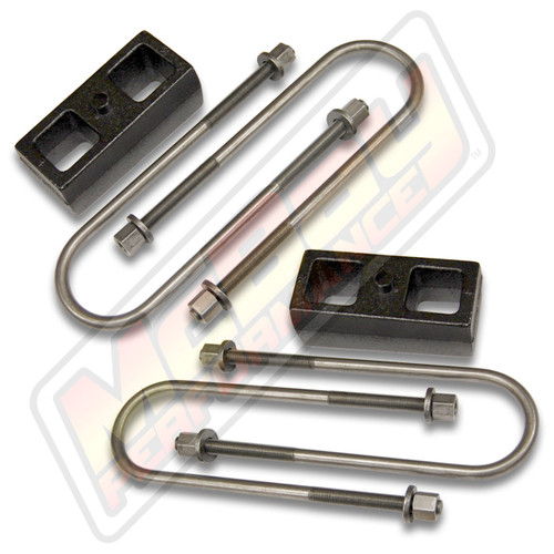 MP-F2003 / MP-F2004 - 2" Rear Block & U-Bolt Lift Kit 1998-2012 Ford Ranger & Mazda B-Series 4X4 | McBay Performance