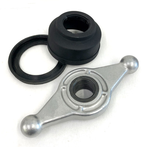 2374-Kit - Wheel Balancer 40MM Shaft Manual Hub Wing Nut with Pressure Cup and Rubber Ring-  4MM Thread Pitch