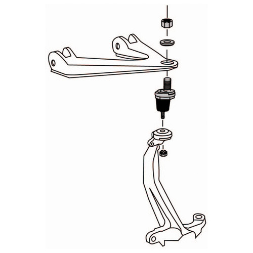 44-2493 - 2005-2010 Jeep Grand Cherokee Commander Adjustable Camber Caster Alignment Upper Ball Joint Installation Diagram 44-2493 - 2005-2010 Jeep Grand Cherokee Commander Adjustable Camber Caster Alignment Upper Ball Joint Installation Diagram