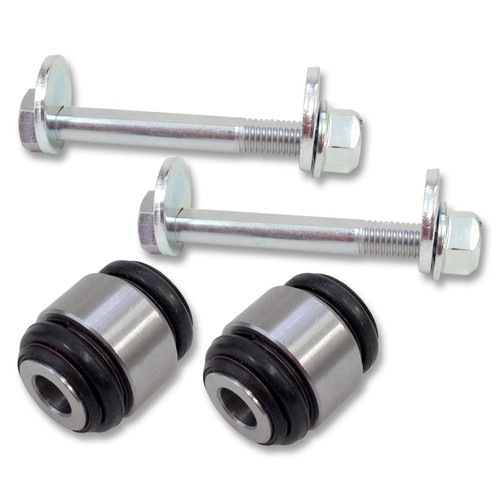 46-421 - 2007-2017 Enclave, Traverse, Acadia and Outlook Rear Link Inboard Sealed Flex Joint Replacement Bushing With Camber Cam Bolt Set 46-421 - 2007-2017 Enclave, Traverse, Acadia and Outlook Rear Link Inboard Sealed Flex Joint Replacement Bushing With Camber Cam Bolt Set