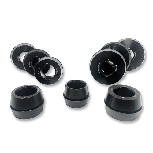 3100-40 - Wheel Balancer 40mm Shaft 9 Piece Low Dual Taper Centering Collet Set MT-RSR