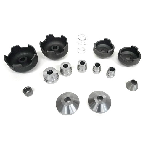 MT-RSR 10006 - 14 Piece Bronze Brake Lathe Cone & Adapter Set - 1" Arbor | McBay Performance