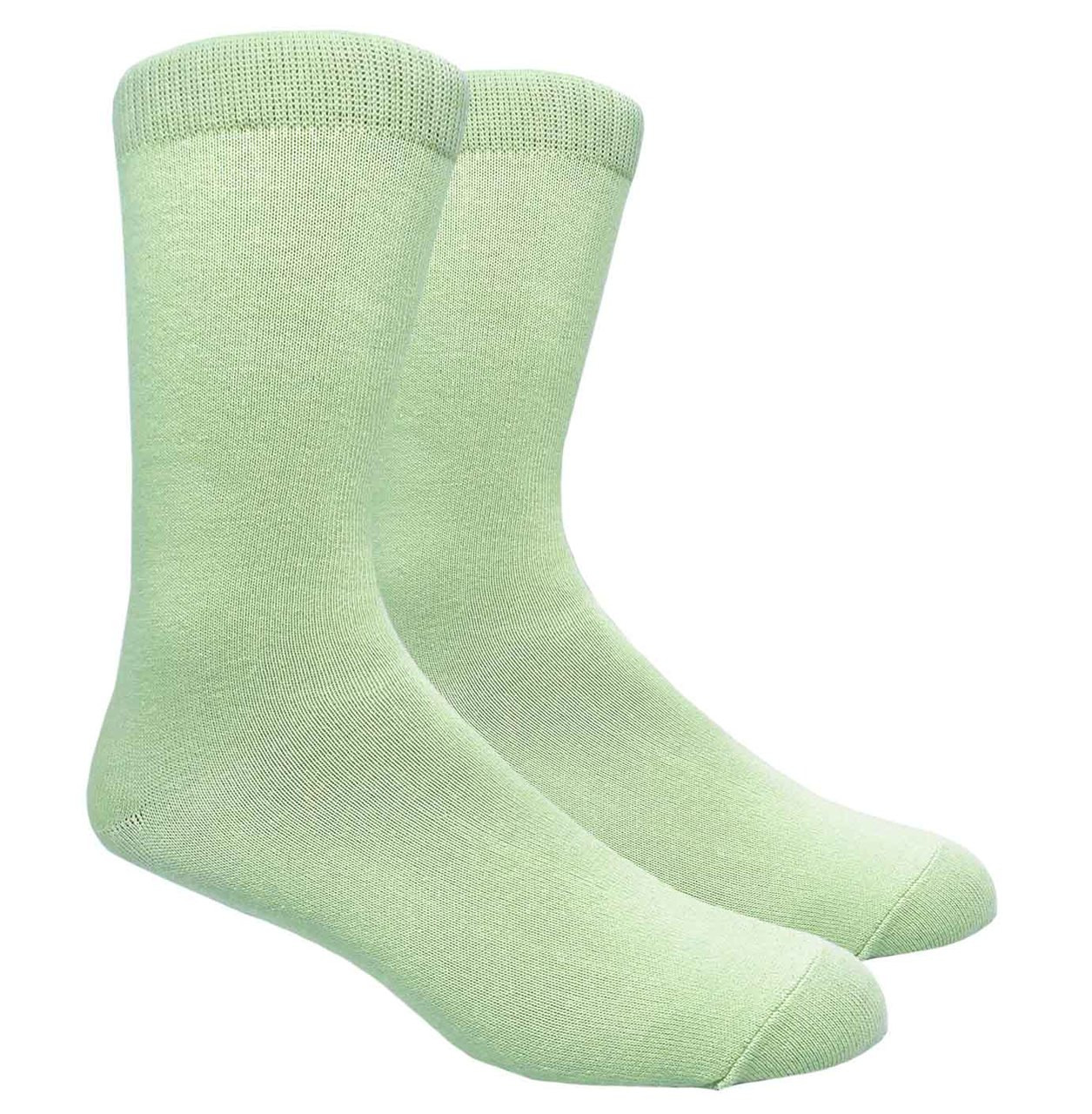 FineFit Black - Plain Dress Socks - Mint - 1 Dozen - U.S. Hosiery, Inc
