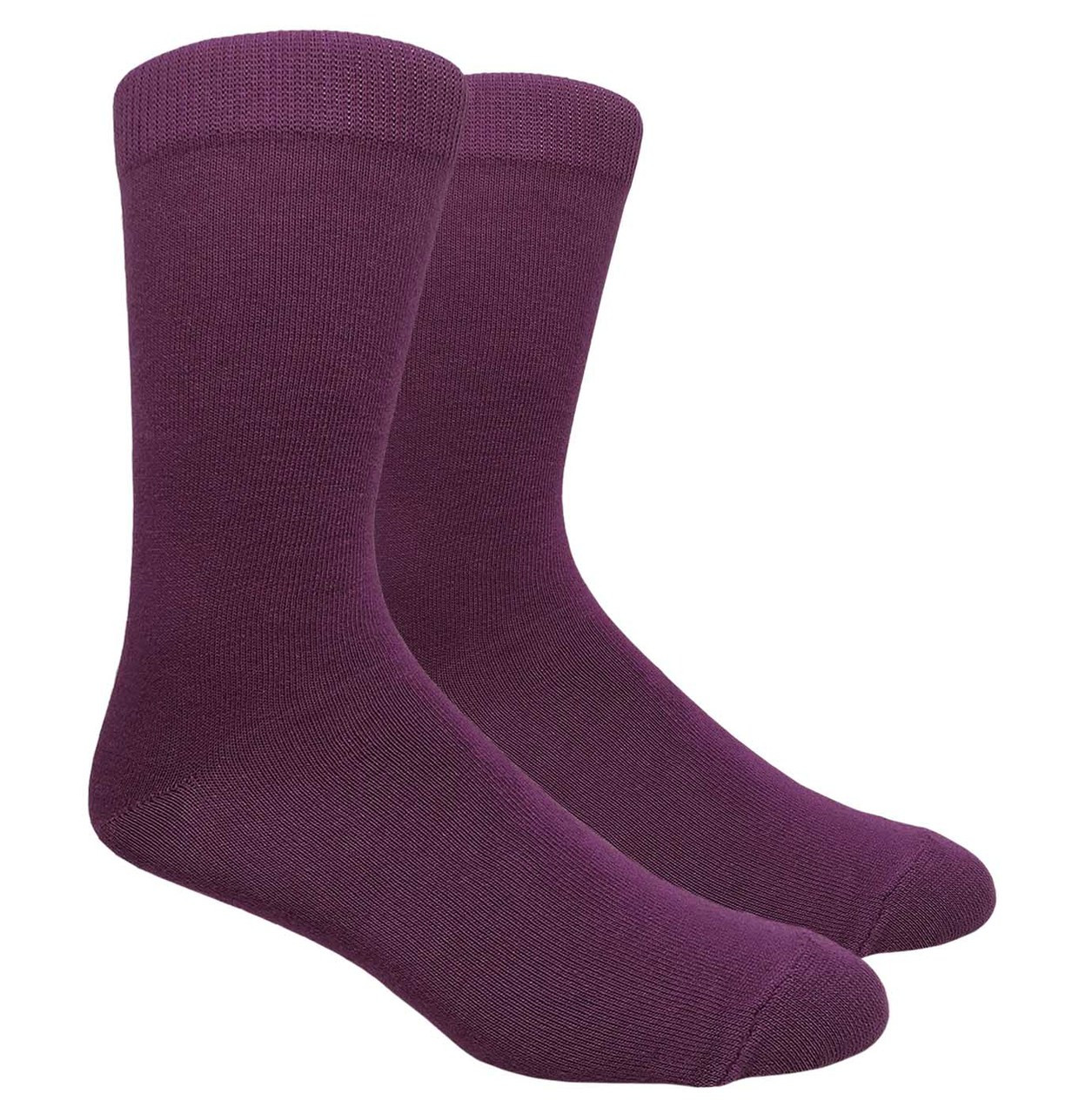 FineFit Black - Plain Dress Socks - Purple - 1 Dozen FineFit Black - Plain Dress Socks - Purple - 1 Dozen