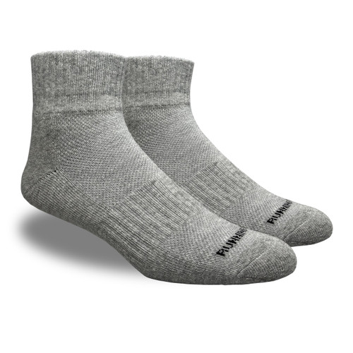 Running Mate Quarter Socks - Grey (SR208G) - 1 Dozen