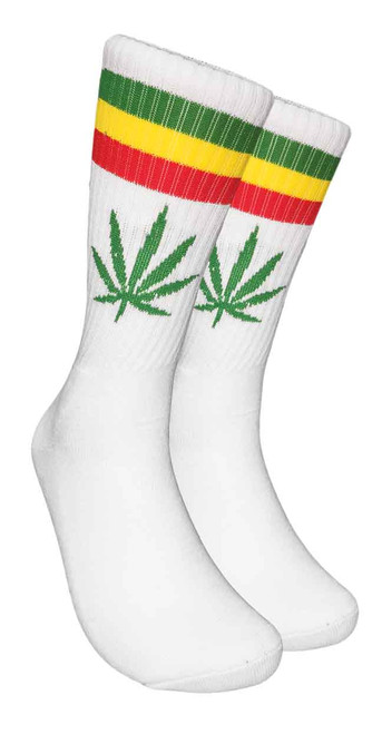 LEAF Republic Marijuana Print Crew Socks (LF015)