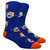 FineFit Novelty Socks - Laugh Now Cry Later Navy Royal Blue (NV108B) - 1 Dozen
