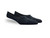 FineFit Men's No-Show Socks w/ Silicone Heel - Black
