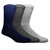Heel & Toe Men's Diabetic Crew Socks - Assorted Colors - 1 dozen