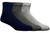 Heel & Toe Men's Diabetic Ankle Socks - Assorted Colors - 1 dozen