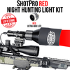 WICKED LIGHTS® SHOTPRO™ EXTREME RANGE RED ULTRA-MAX LED NIGHT HUNTING LIGHT KIT