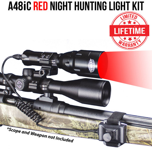 Wicked Lights A67ic 3 Color In 1 Night Hunting Gun Light Kit For Coyotes Foxes Bobcats And