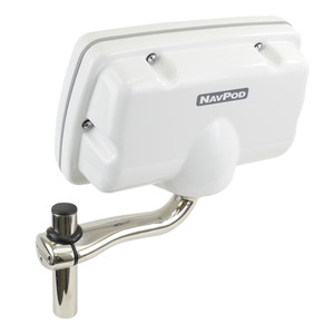 NavPod RailMount Pre-Cut f\/Simrad NSS9 evo3\/BG Zeus3 9 Fits 1" or 1.25" Tubing [RMX4600-06]