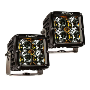 RIGID Industries Radiance Pod XL - Black Case w\/Amber Backlight - Pair [32205]