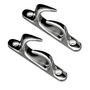 Whitecap Skene Bow Chock 4-1\/2" Pair - Chrome Plated Brass [S-0981C]