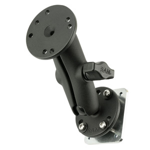 RAM Mount Double Ball Mount w\/Backing Plate [RAM-B-101U-225B2]