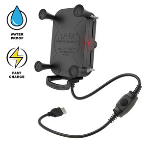 RAM Mount Tough-Charge w\/X-Grip 15W Waterproof Wireless Charging Holder [RAM-HOL-UN12WB-1]