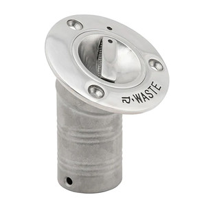 Whitecap 30 EPA Pull-Up Deck Fill Angled 1-1\/2" (Waste) [6126AEPA]