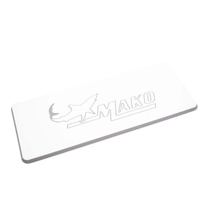SeaDek Mako Logo Helm Pad - White\/Storm Grey Embossed [39638-80375]