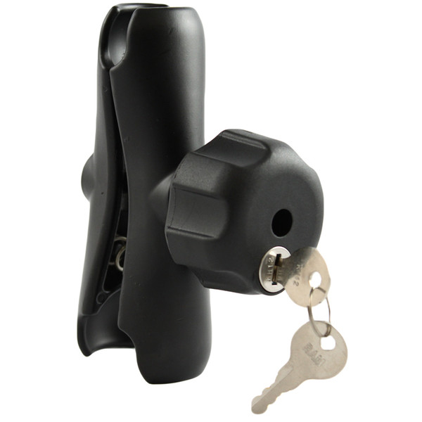 RAM Mount Double Socket Arm w\/Locking Knob f\/1.5" Ball Bases [RAM-201LU]