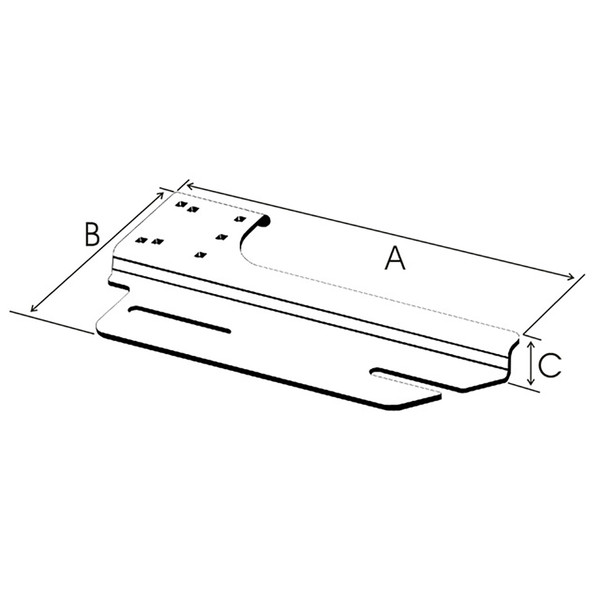 RAM Mount No Drill Vehicle Base f\/Dodge Caliber\/Avenger [RAM-VB-177]