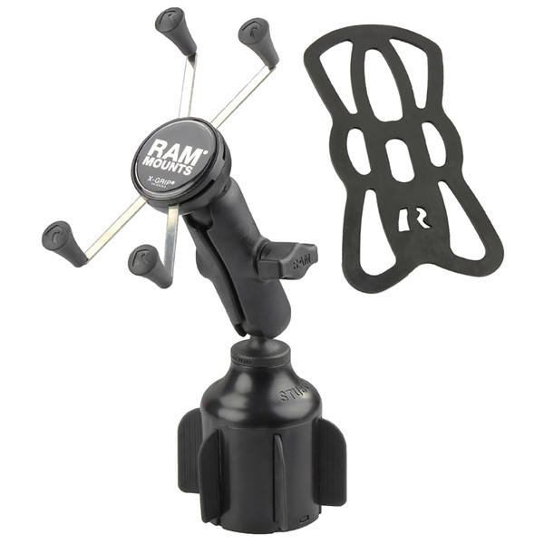 RAM Mount RAM X-Grip Large Phone Mount w\/RAM Stubby Cup Holder Base [RAP-B-299-4-UN10U]