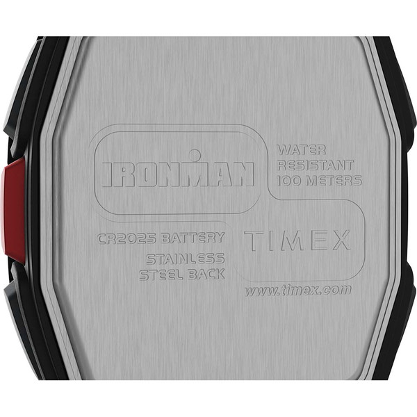 Timex IRONMAN T300 Silicone Strap Watch - Black\/Red [TW5M47500]