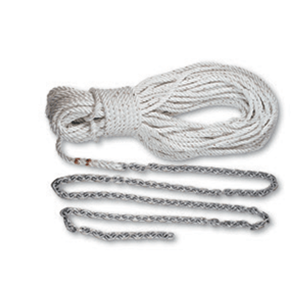 Lewmar Anchor Rode - 5 of 1\/4" G4 Chain  100 of 1\/2" Rope w\/Shackle [69000331]