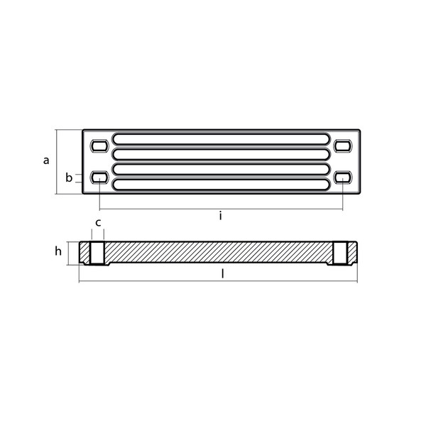 Tecnoseal Zinc Yamaha Bar Anode f\/Engine Bracket [01112-1]