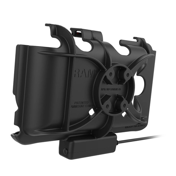 RAM Mount RAM EZ-Rollr Powered Dock f\/Samsung Tab Active 2  3 [RAM-HOL-SAM60PU]