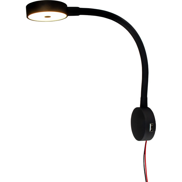 Sea-Dog LED Flex Neck Day\/Night Light w\/USB Socket - Red  White Light [404939-3]