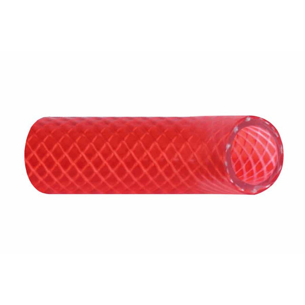 Trident Marine 3\/4" Reinforced PVC (FDA) Hot Water Feed Line Hose - Drinking Water Safe - Translucent Red - Sold by the Foot [166-0346-FT]