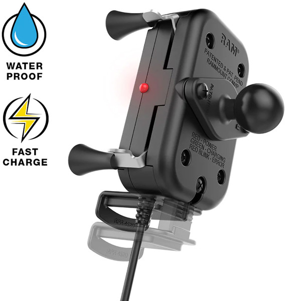 RAM Mount Tough-Charge w\/X-Grip 15W Waterproof Wireless Charging Holder [RAM-HOL-UN12WB-1]