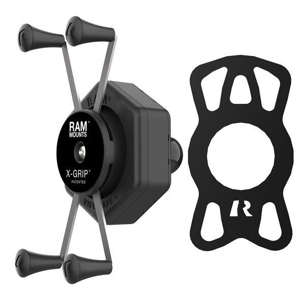 RAM Mount RAM X-Grip Large Phone Holder w\/Ball  Vibe-Safe Adapter [RAM-HOL-UN10B-462]