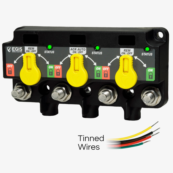 Egis XD Series Triple Flex 2 Relay-ACR-Relay w\/Knobs  Tinned Wires [8730-1535]