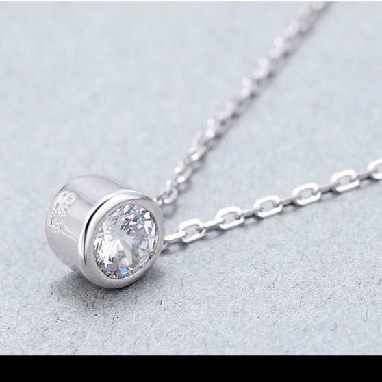 Gorgeous Classic Moissanite Pendant - Round Cut Design, Shop Inspo Style Cover