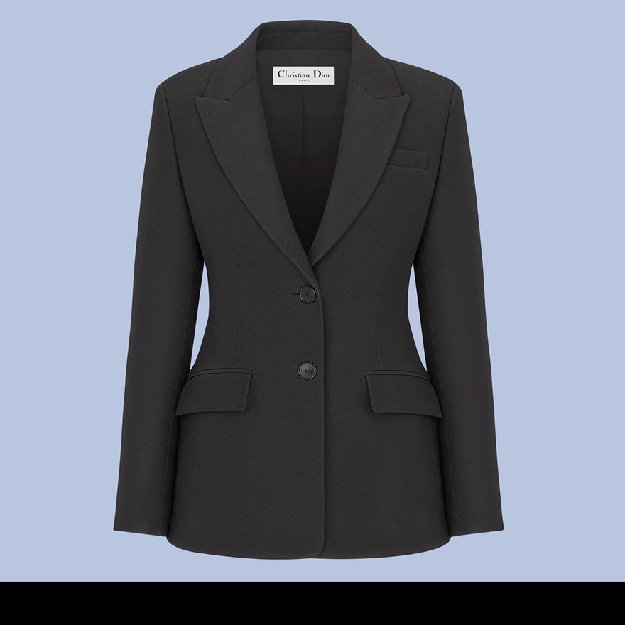 【何にでも似合う】DIOR ジャケット ウール & シルク Dior Wool & Silk Jacket in Black
